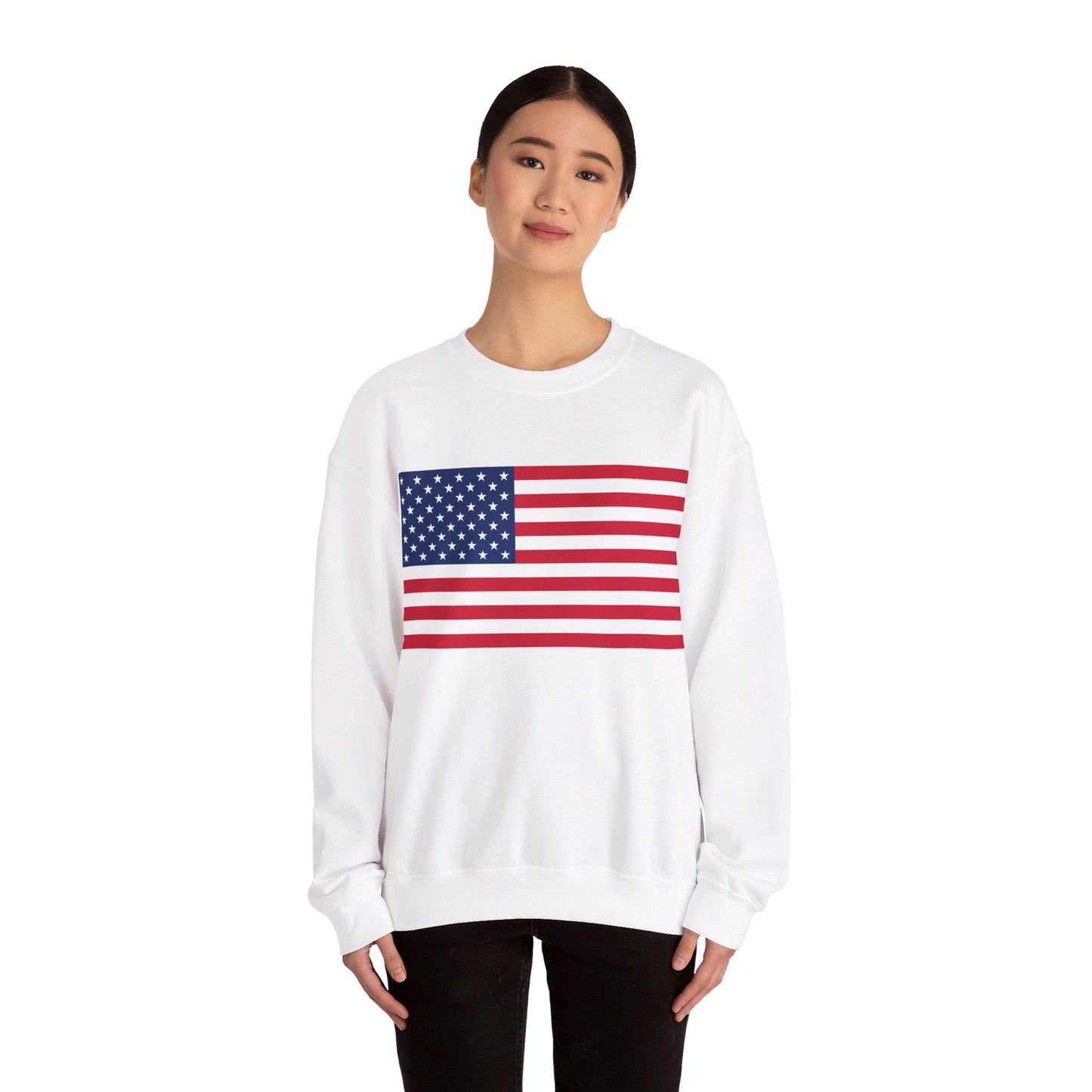 American Flag Crewneck