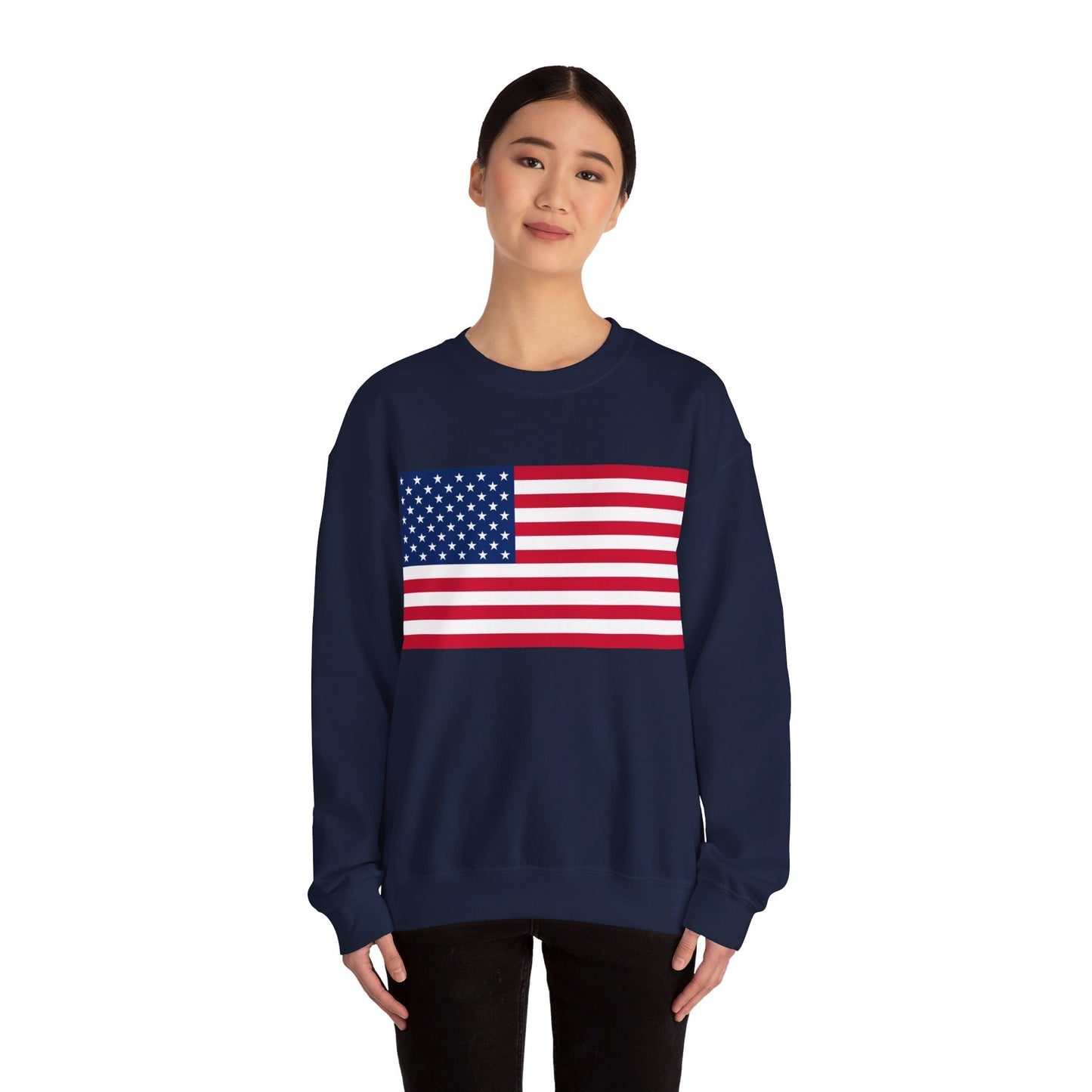 American Flag Crewneck