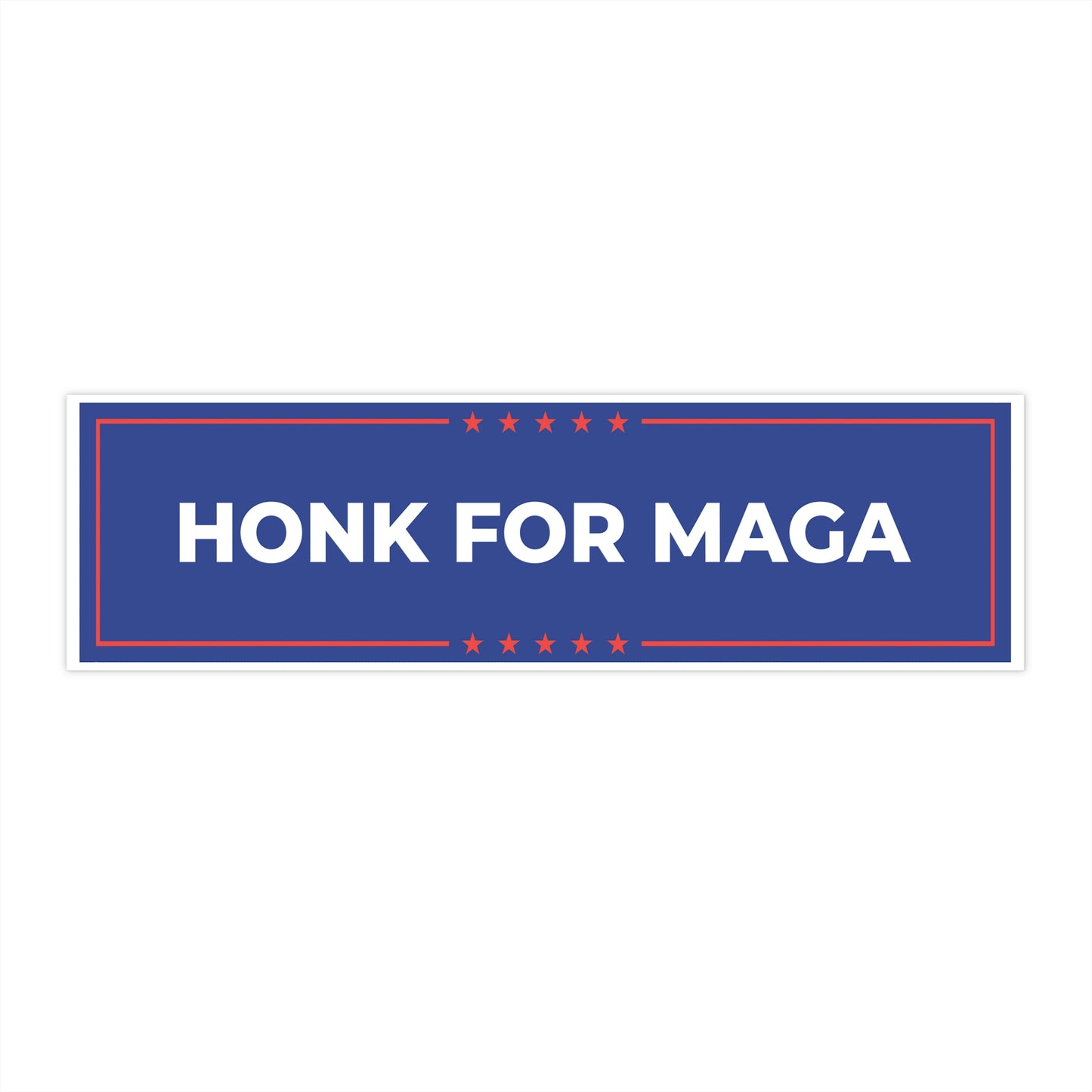 Honk for MAGA Bumper Sticker