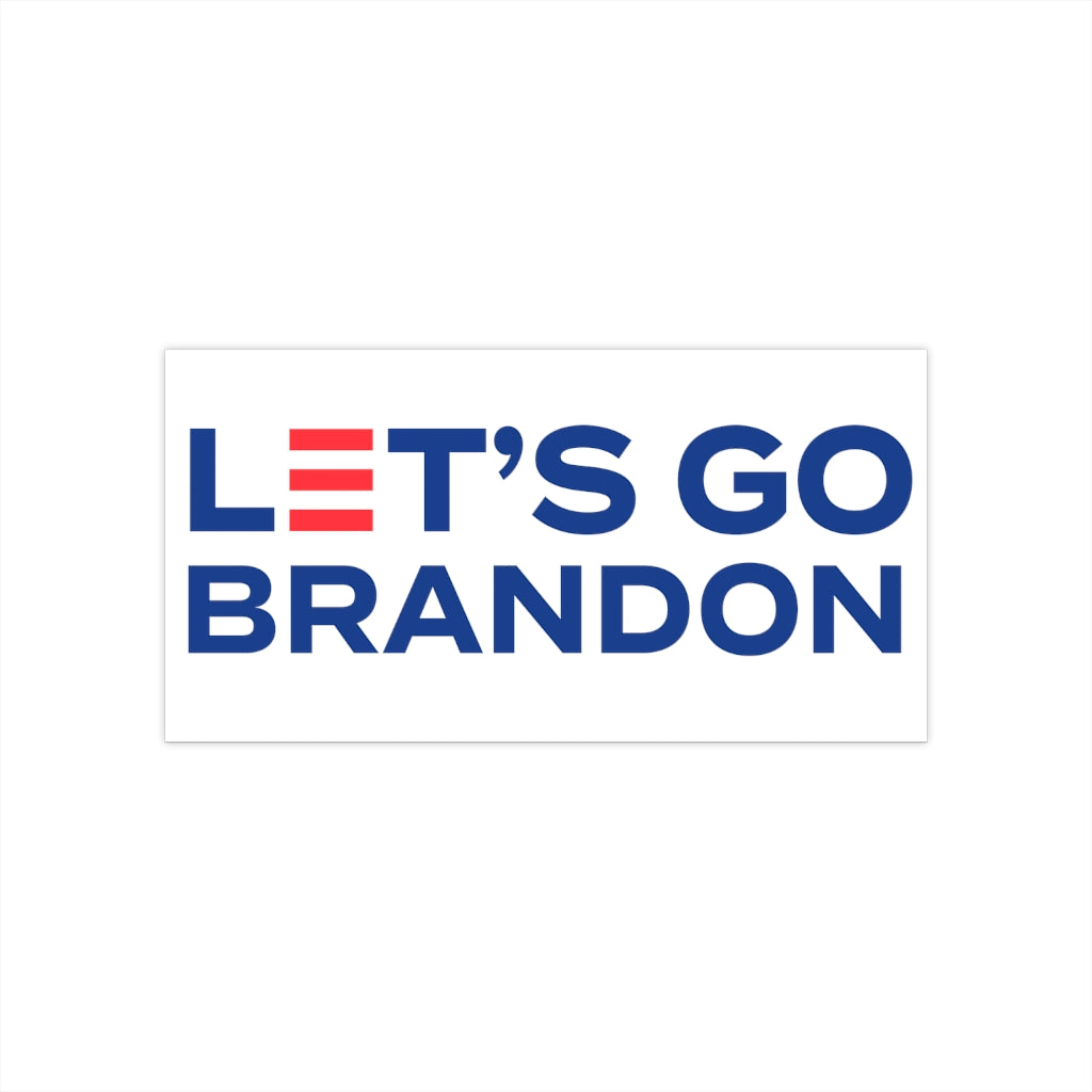 Let's Go Brandon Bumper Sticker (7.5" × 3.75")