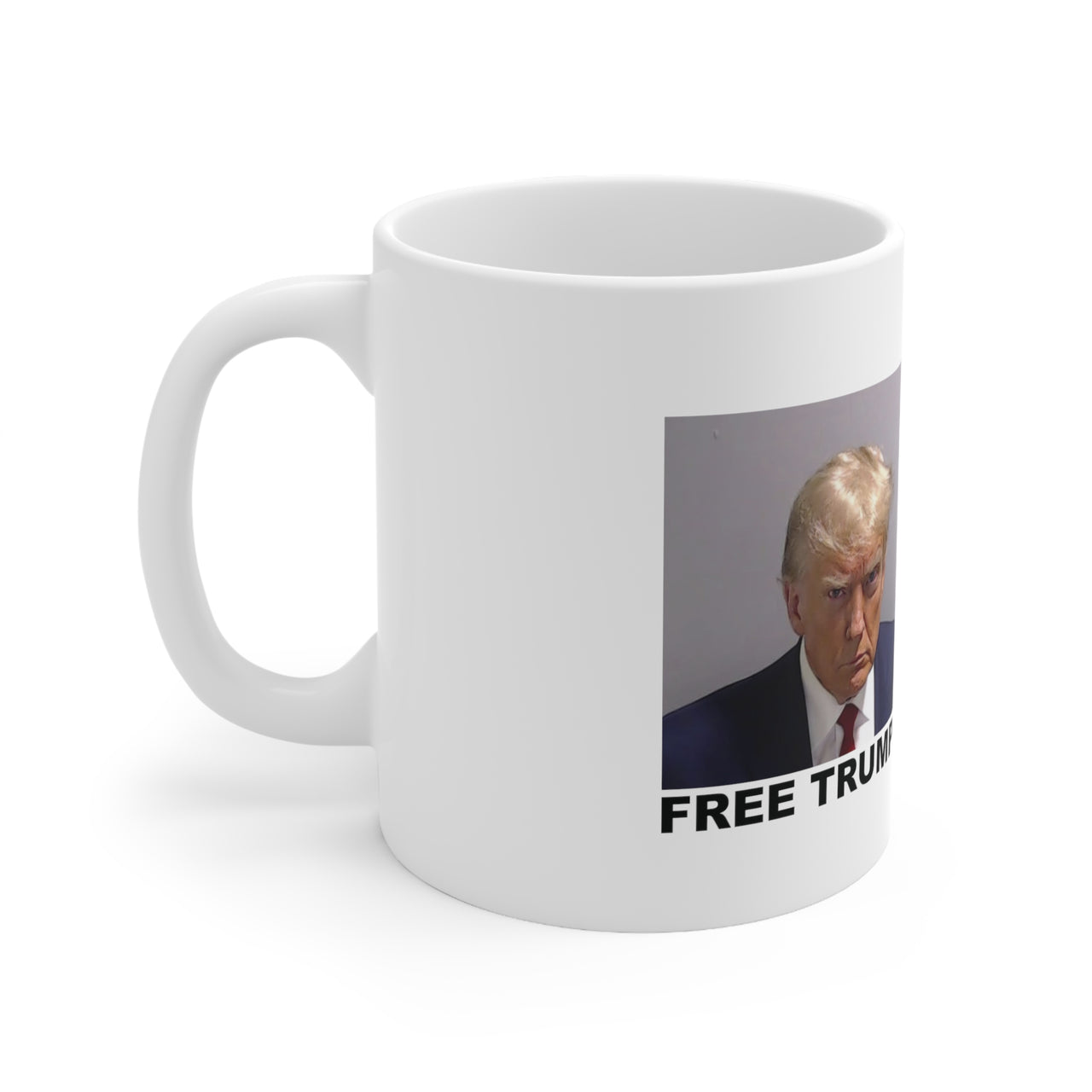FREE TRUMP Mugshot Mug